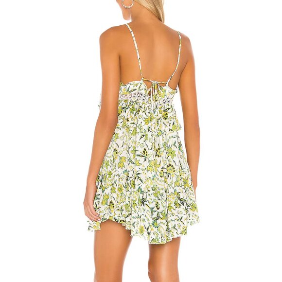 Free People Take Me With You Ruffle Dress Size L | NWT | Cotton Blend - Picture 2 of 3